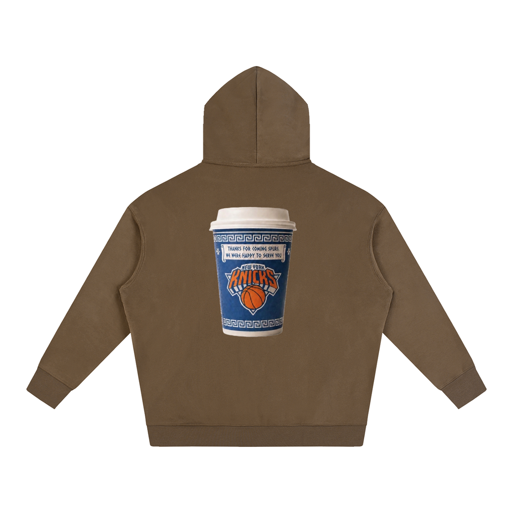 Knicks Coffee C up Japan 4 Oversize Fleeced Hoodie